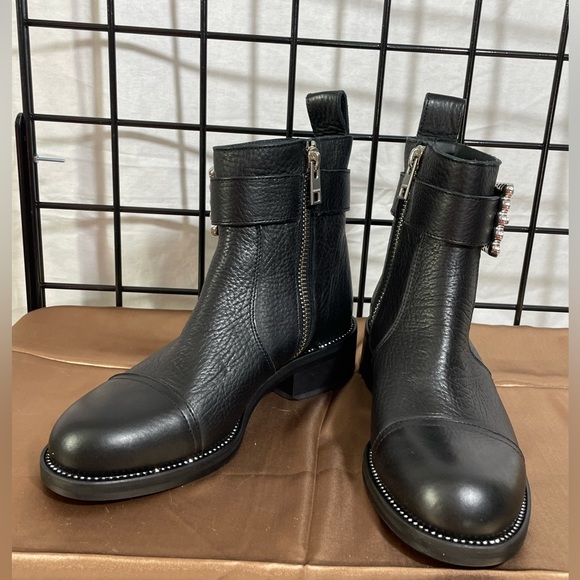 🚚 MOVING SALE NWT Zadig & Voltaire Moto Booties Empress Boots Women EU 38 - Picture 7 of 15